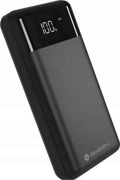 Зовнішній акумулятор (павербанк) GoGen PB300001B 30000mAh Black 619670 фото