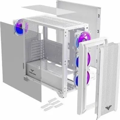 Корпус Preyon Nest Window+ ARGB White (PRENWP04W) 586316 фото