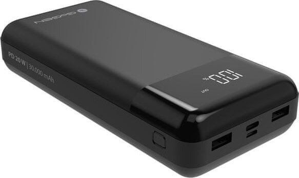 Зовнішній акумулятор (павербанк) GoGen PB300001B 30000mAh Black 619670 фото