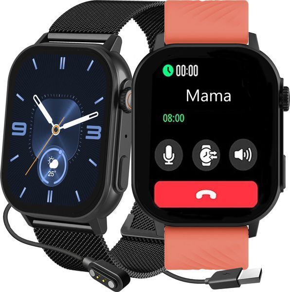 Смарт-часы Gravity GT15-3 Black/Red 621756 фото