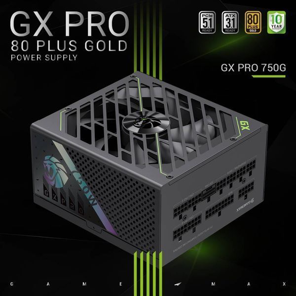 Блок живлення GameMax GX Pro 750G 627765ua фото