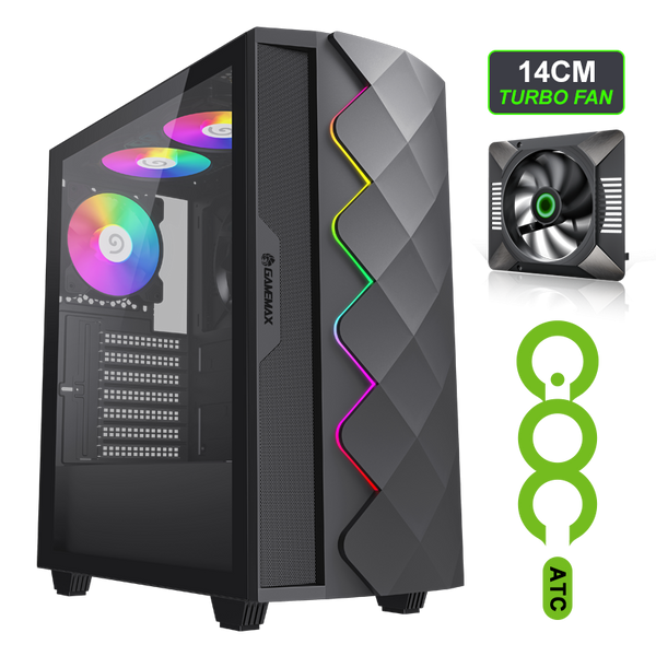 Корпус GameMax Diamond CP Black 628298ua фото