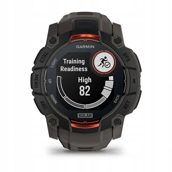 Смарт-годинник Garmin Instinct 3 50mm Solar Black with Charcoal Band (010-02935-00/40) 621706 фото