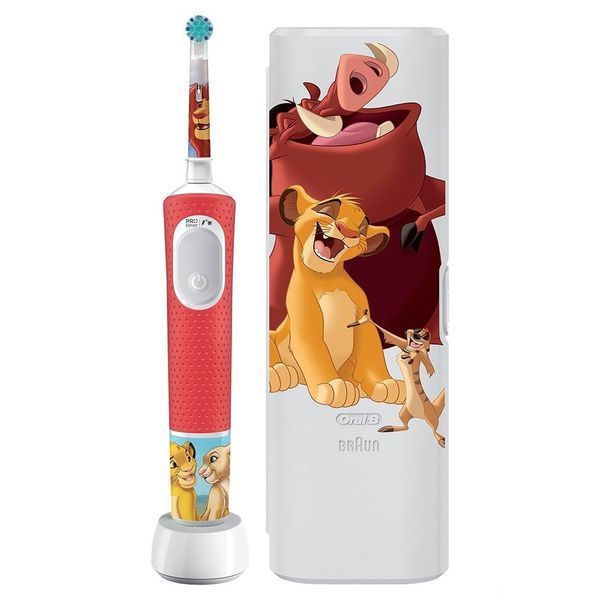 Електрична зубна щітка Oral-B D103.413.2KX Vitality Pro Kids The Lion King Special Edition 616511ua фото