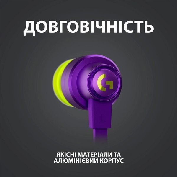 Наушники с микрофоном Logitech G333 Purple (981-000936) 335724ua фото