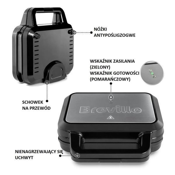 Вафельница Breville VST098X 512593 фото