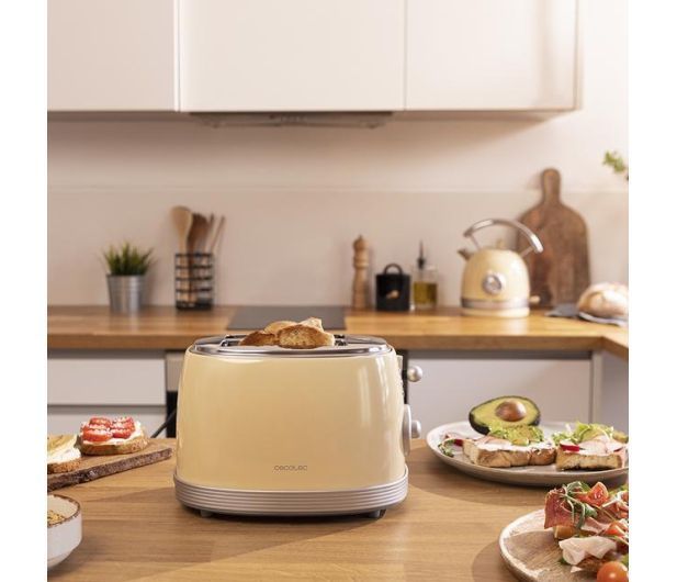 Тостер Cecotec Vintage 800 Light Yellow 388775 фото