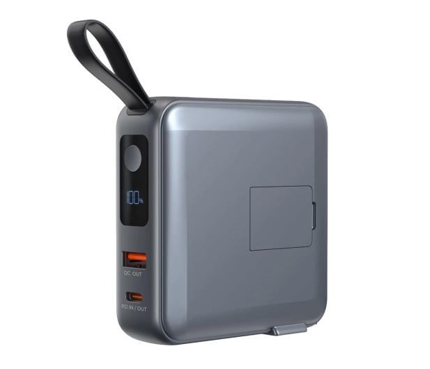 Внешний аккумулятор (павербанк) Mobile Origin Travel Charger 10000 mAh Lightning/USBC Gray (PBT-03L-GRY) 618131 фото