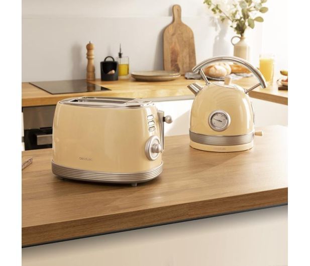 Тостер Cecotec Vintage 800 Light Yellow 388775 фото