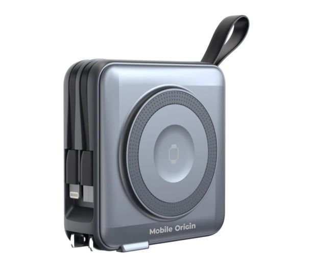 Внешний аккумулятор (павербанк) Mobile Origin Travel Charger 10000 mAh Lightning/USBC Gray (PBT-03L-GRY) 618131 фото