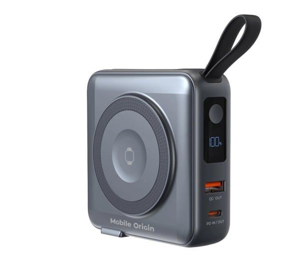 Внешний аккумулятор (павербанк) Mobile Origin Travel Charger 10000 mAh Lightning/USBC Gray (PBT-03L-GRY) 618131 фото