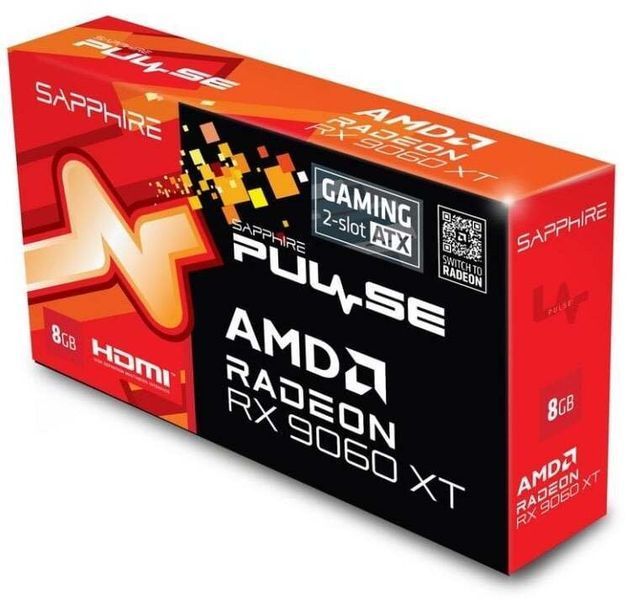 Видеокарта Sapphire Pulse RX 9060 XT 8G (11350-05-20G) 619086 фото