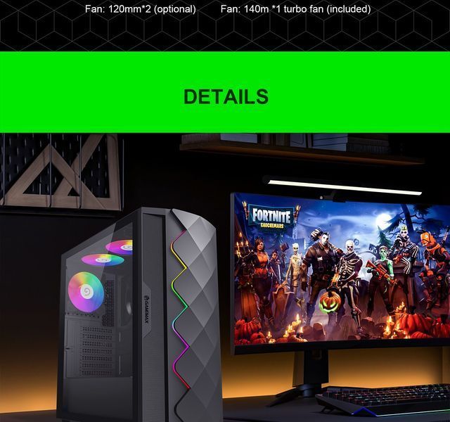 Корпус GameMax Diamond CP Black 628298ua фото