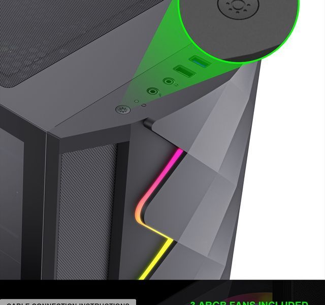 Корпус GameMax Diamond CP Black 628298ua фото