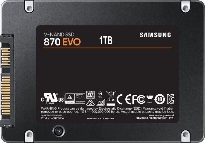 SSD накопичувач Samsung 870 EVO 1 TB (MZ-77E1T0B) 336035ua фото