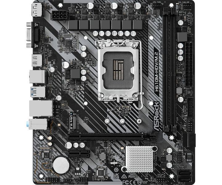 Материнська плата ASRock H610M-HDV/M.2 R2.0 519407ua фото
