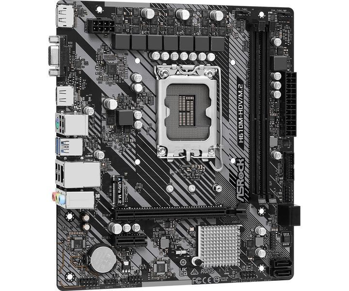 Материнська плата ASRock H610M-HDV/M.2 R2.0 519407ua фото