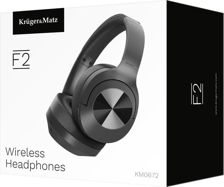 Наушники с микрофоном Kruger&Matz F2 Black (KM0672-B) 547787 фото