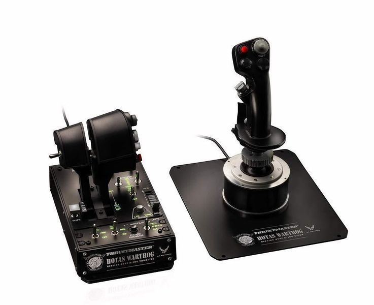 Комплект (Джойстик, Рычаг РУД) Thrustmaster Hotas Warthog (2960720) 477358 фото
