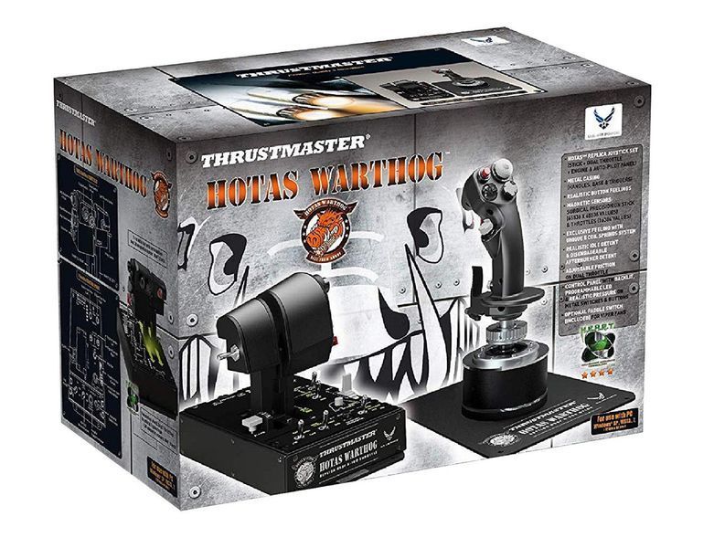 Комплект (Джойстик, Рычаг РУД) Thrustmaster Hotas Warthog (2960720) 477358 фото