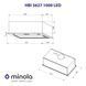Вытяжка встроенная Minola HBI 5627 IV 1000 LED 627872ua фото 1