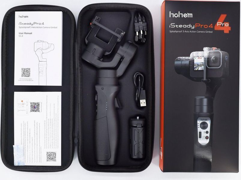 Монопод для селфі (Selfie Stick) Hohem iSteady Pro4 Black 470958 фото