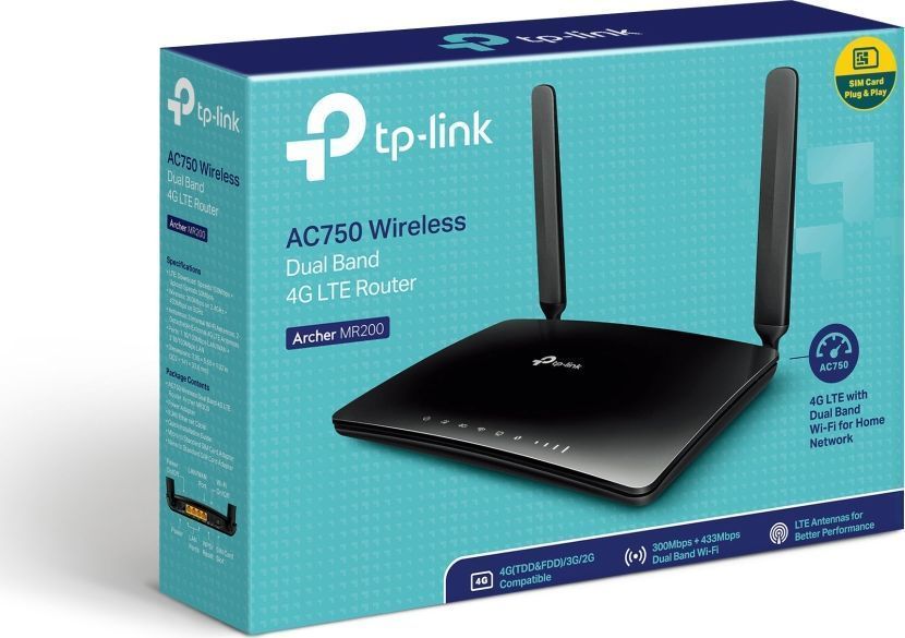 Бездротовий маршрутизатор (роутер) / модем TP-Link Archer MR200 464817 фото