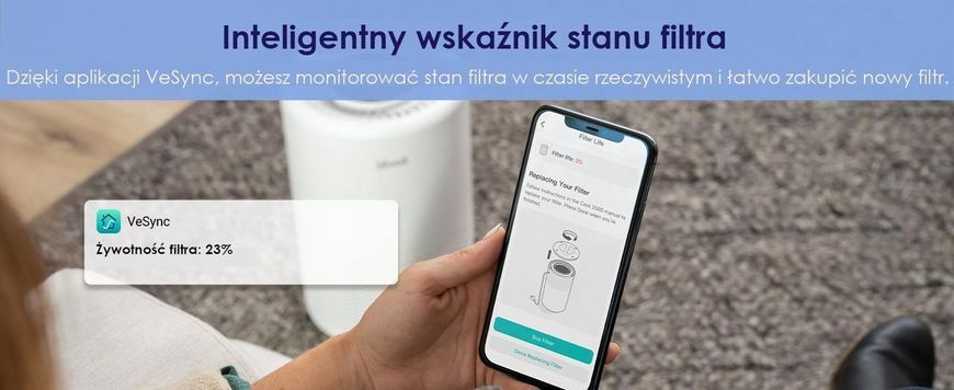 Очиститель воздуха Levoit Smart Air Purifier Core 200S White (HEAPAPLVSEU0064) 394673ua фото