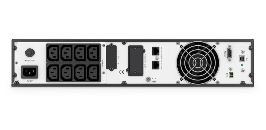 ИБП непрерывного действия (Online) Digitus OnLine, 1000VA/1000W, LCD, 8xC13, RJ45, RS232, USB, Rack/Tower (DN-170093) 504670ua фото