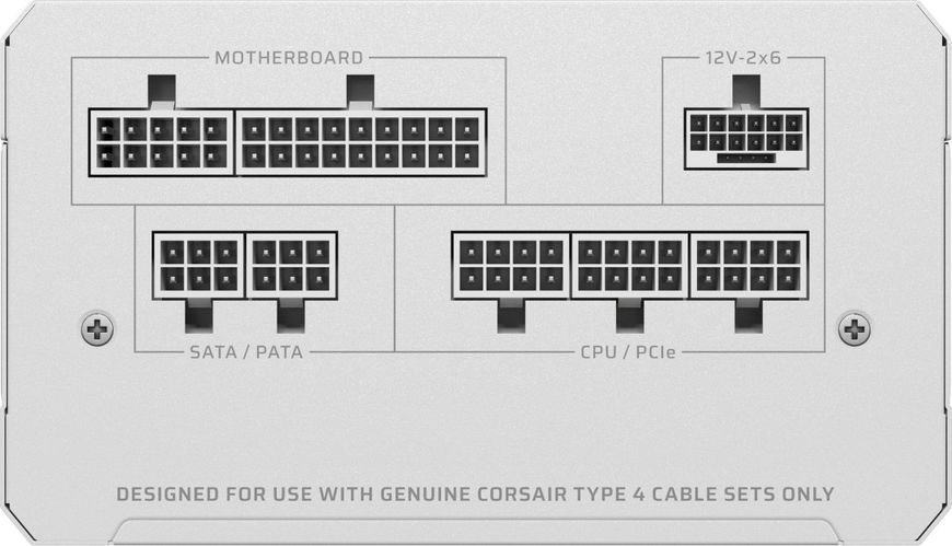 Блок живлення Corsair RM750e 2025 White (CP-9020292) 589773ua фото