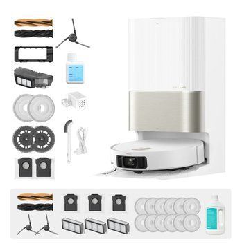 Робот-пилосос з вологим прибиранням Dreame X50 Ultra Complete White 573169ua фото
