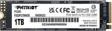 SSD накопичувач Patriot P320 512 GB (P320P512GM28) 540244ua фото