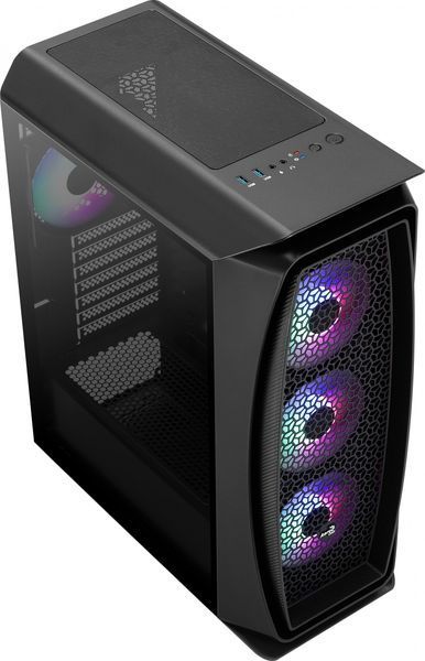 Корпус Aerocool Aero One Frost-G-BK-v1 Black (ACCM-PB17043.11) 541788 фото