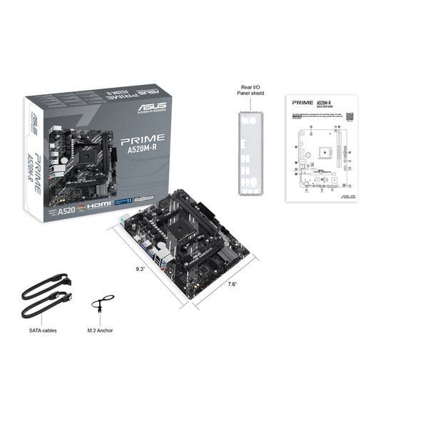 Материнська плата Asus Prime A520M-R 509202ua фото