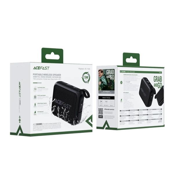 Портативная колонка Acefast K4 Go Black (6974316285113) 627259ua фото