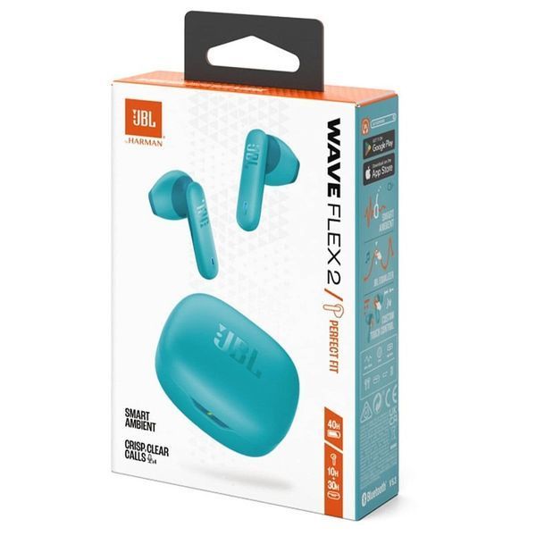 Наушники TWS JBL Wave Flex 2 Blue (JBLWFLEX2BLU) 579233ua фото