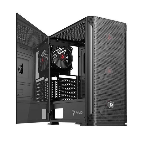 Корпус Savio Shadow X2 Mesh Black 505298 фото