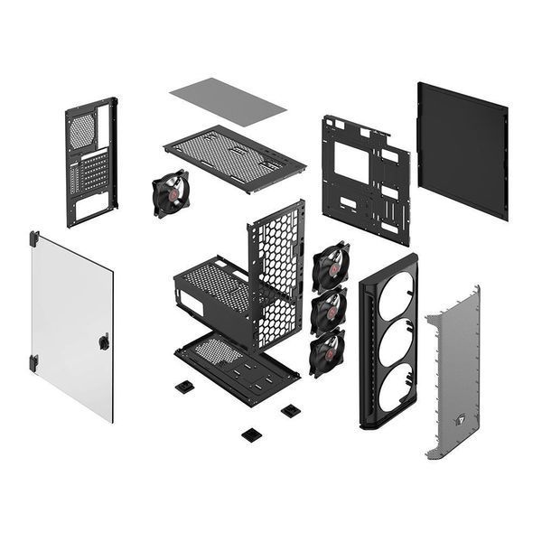 Корпус Savio Shadow X2 Mesh Black 505298 фото