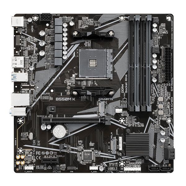 Материнська плата Gigabyte B550M K 509228ua фото