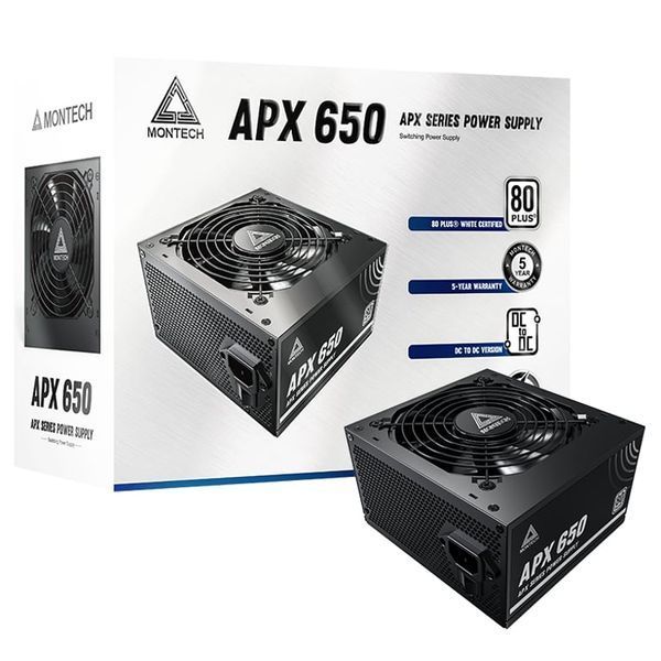 Блок живлення Montech APX650 650W Black 618724 фото