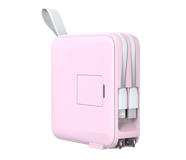 Внешний аккумулятор (павербанк) Mobile Origin Travel Charger 10000 mAh Lightning/USBC Pink (PBT-03L-PNK) 618132 фото