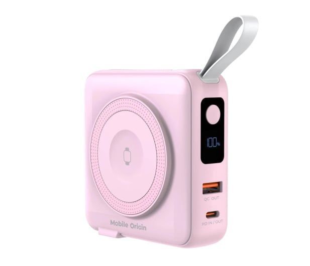 Внешний аккумулятор (павербанк) Mobile Origin Travel Charger 10000 mAh Lightning/USBC Pink (PBT-03L-PNK) 618132 фото