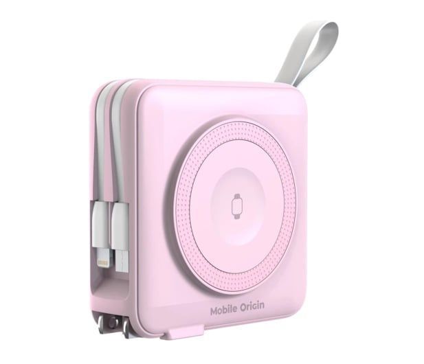 Внешний аккумулятор (павербанк) Mobile Origin Travel Charger 10000 mAh Lightning/USBC Pink (PBT-03L-PNK) 618132 фото