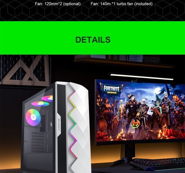Корпус GameMax Diamond CP White 628299ua фото