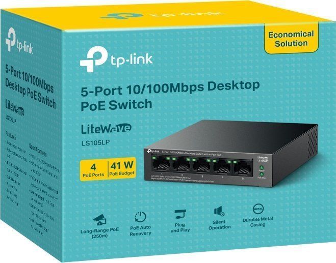 Коммутатор неуправляемый TP-Link TL-LS105LP 562280ua фото