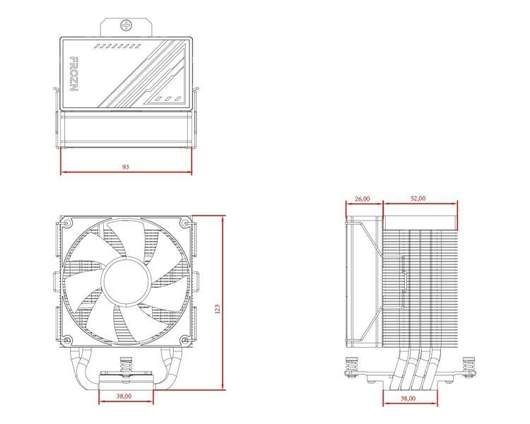 Воздушное охлаждение ID-Cooling Frozn A400 ARGB 579885ua фото