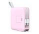Внешний аккумулятор (павербанк) Mobile Origin Travel Charger 10000 mAh Lightning/USBC Pink (PBT-03L-PNK) 618132 фото 5