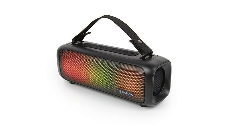Портативная колонка Real-El X-717 Black (EL121600021) 580015ua фото