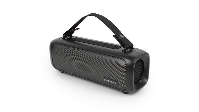 Портативная колонка Real-El X-717 Black (EL121600021) 580015ua фото