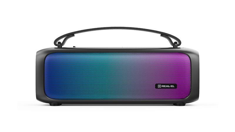Портативная колонка Real-El X-717 Black (EL121600021) 580015ua фото